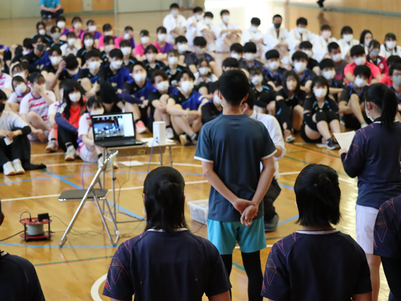 高体連・高野連・高文連壮行会(2022.5.12掲載)